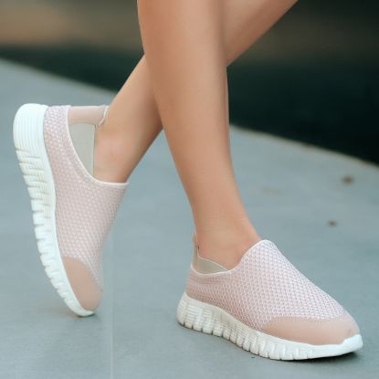 Moni Krem Streç Babet Ayakkabı resmi