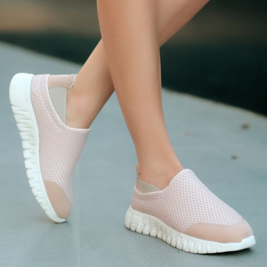 Moni Krem Streç Babet Ayakkabı resmi