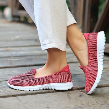 Enox Fuşya Streş Babet Ayakkabı resmi