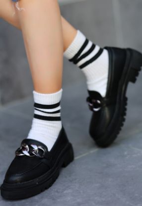 Biga Siyah Cilt  Ayakkabı resmi