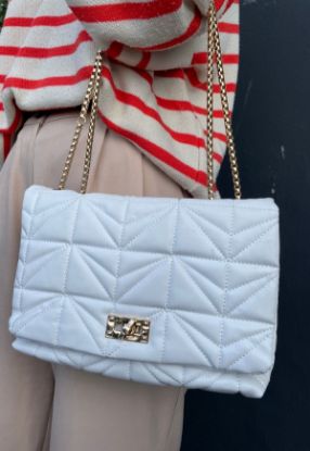 Larsa Beyaz Cilt Çanta resmi