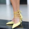 Miyda Sarı Cilt Topuklu Ayakkabı resmi