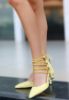 Miyda Sarı Cilt Topuklu Ayakkabı resmi