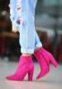 Loora Fuşya Süet Topuklu Bot resmi