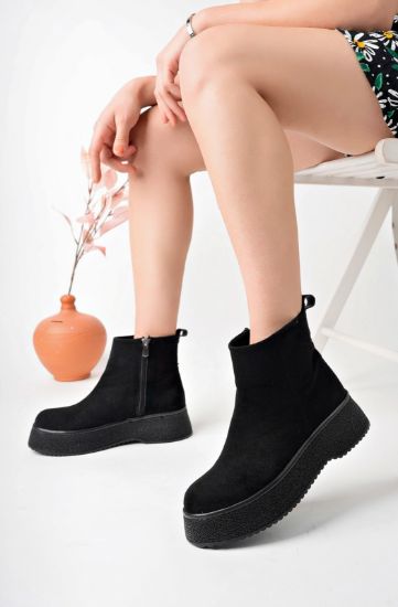 Oyla Siyah Süet Bot resmi