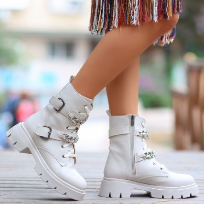 Celia Bej Cilt Bağcıklı Bot resmi