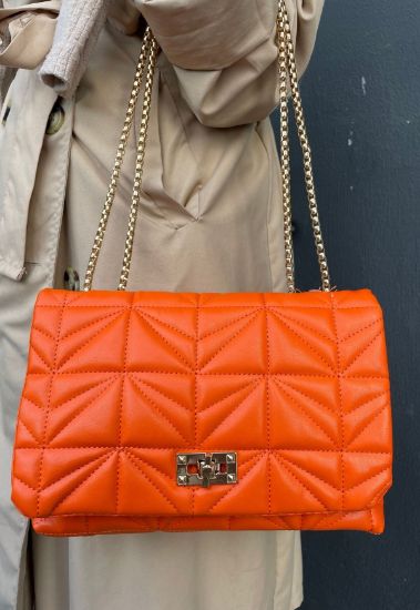 Larsa Turuncu Cilt Çanta resmi