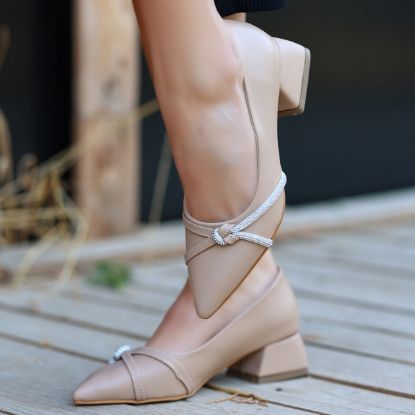 Biani Nude Topuklu Ayakkabı resmi