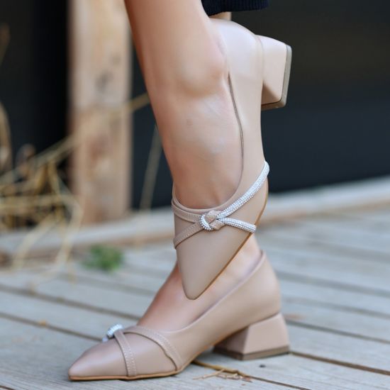 Biani Nude Topuklu Ayakkabı resmi