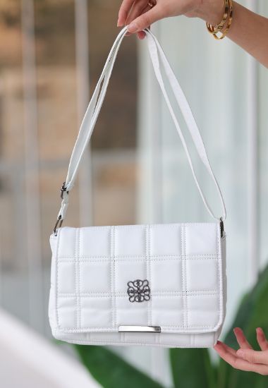 Landi Beyaz Cilt Çanta resmi