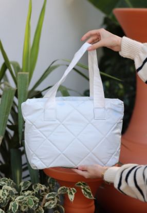 Uliy Beyaz Cilt Çanta resmi