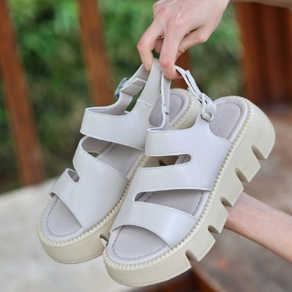 Towi Krem Cilt Sandalet resmi