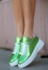 Nonti Yeşil Rugan Bağcıklı Spor Ayakkabı resmi