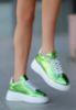 Nonti Yeşil Rugan Bağcıklı Spor Ayakkabı resmi