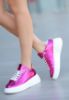 Nonti Fuşya Rugan Bağcıklı Spor Ayakkabı resmi