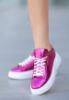 Nonti Fuşya Rugan Bağcıklı Spor Ayakkabı resmi