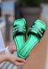 Slani Yeşil Rugan Terlik resmi