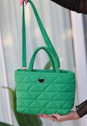 Menti Yeşil Cilt Çanta resmi
