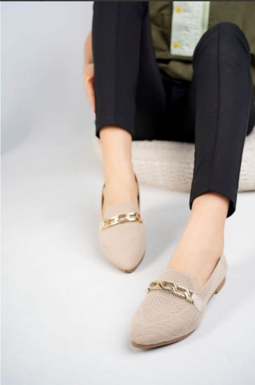 Hilan Krem Triko Babet Ayakkabı resmi