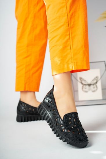 Evida Siyah Cilt Babet Ayakkabı resmi