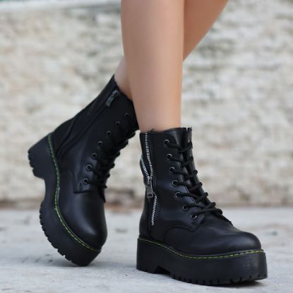 Emma Siyah Cilt Bağcıklı Bot resmi