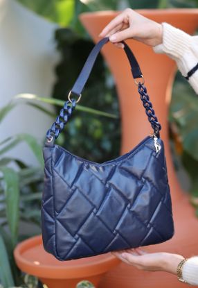 Elien Lacivert Cilt Çanta resmi