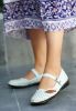 Ceos Beyaz Cilt Babet Ayakkabı resmi