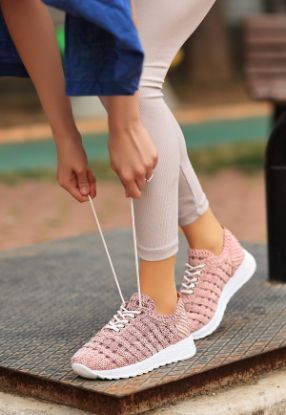 Garf Pudra Örgülü Spor Ayakkabı resmi