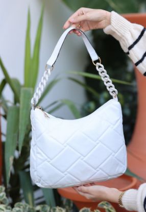 Elien Beyaz Cilt Çanta resmi