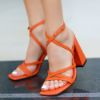 Cory Turuncu Cilt Topuklu Ayakkabı resmi