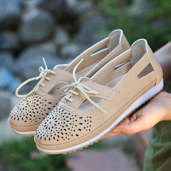 Ciol Krem Cilt Babet Ayakkabı resmi