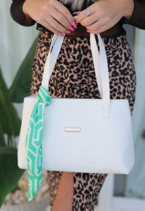 Weto Beyaz Cilt Çanta resmi