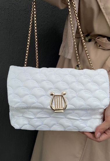 Vlada Beyaz Cilt Çanta resmi