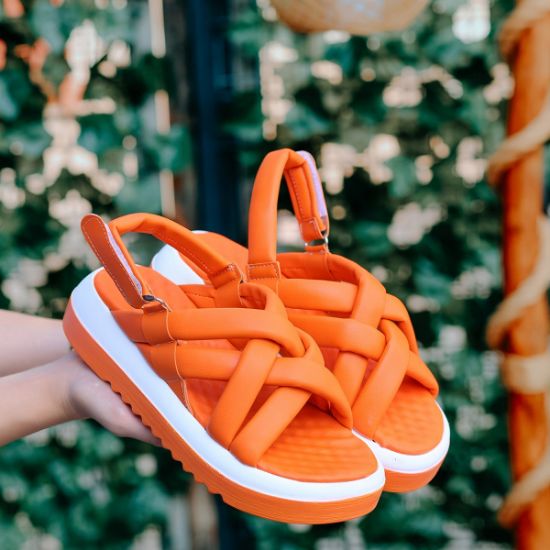 Porin Turuncu Cilt Sandalet resmi