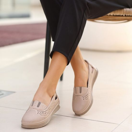 Poer Nude Cilt Babet Ayakkabı resmi