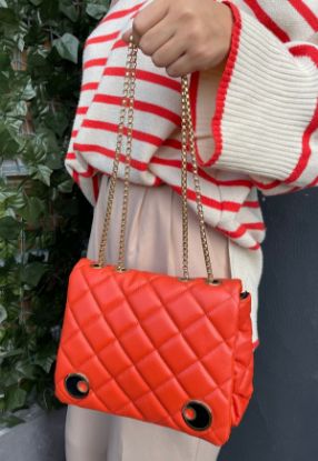 Oksa Turuncu Cilt Çanta resmi