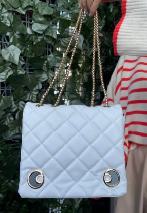 Oksa Beyaz Cilt Çanta resmi