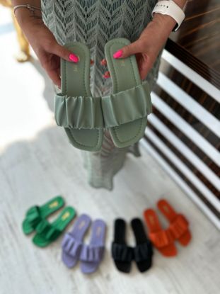 Nanta Mint Yeşili Cilt Terlik resmi