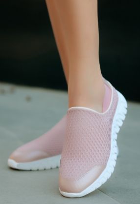 Moni Pudra Streç Babet Ayakkabı resmi