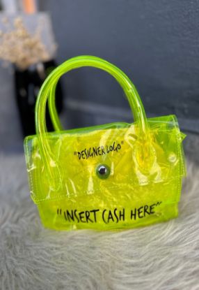 Yuer Yeşil Şeffaf Çanta resmi