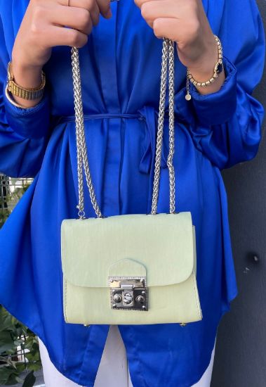 Yına Su Yeşili Cilt Çanta resmi