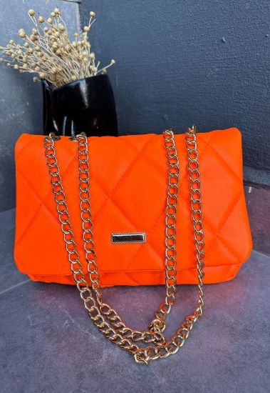 Wine Turuncu Cilt Çanta resmi