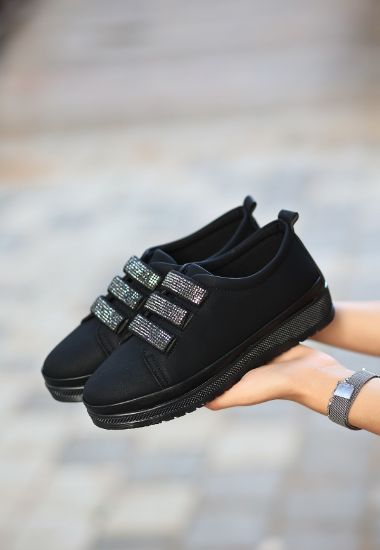 Tery Siyah Nubuk Spor Ayakkabı resmi