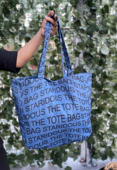 Misa Lacivert Kumaş Çanta resmi