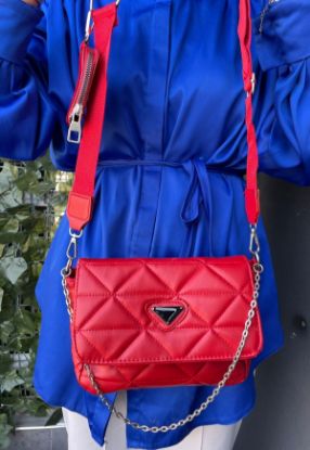 Kota Kırmızı Cilt Çanta resmi