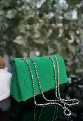 Jaime Yeşil Cilt Çanta resmi
