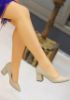 Tegan Nude Cilt Topuklu Ayakkabı resmi