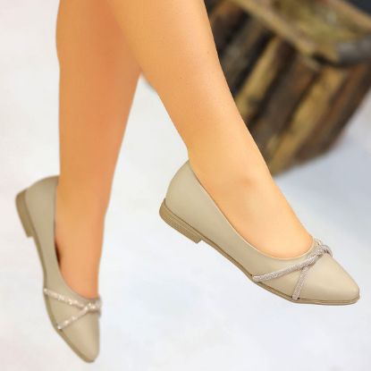 Biana Nude Cilt Babet Ayakkabı resmi