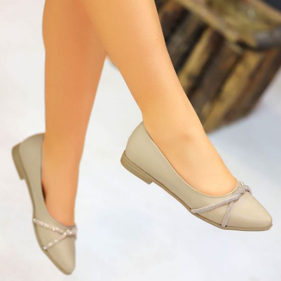 Biana Nude Cilt Babet Ayakkabı resmi