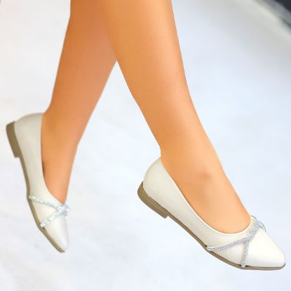 Biana Bej Cilt Babet Ayakkabı resmi